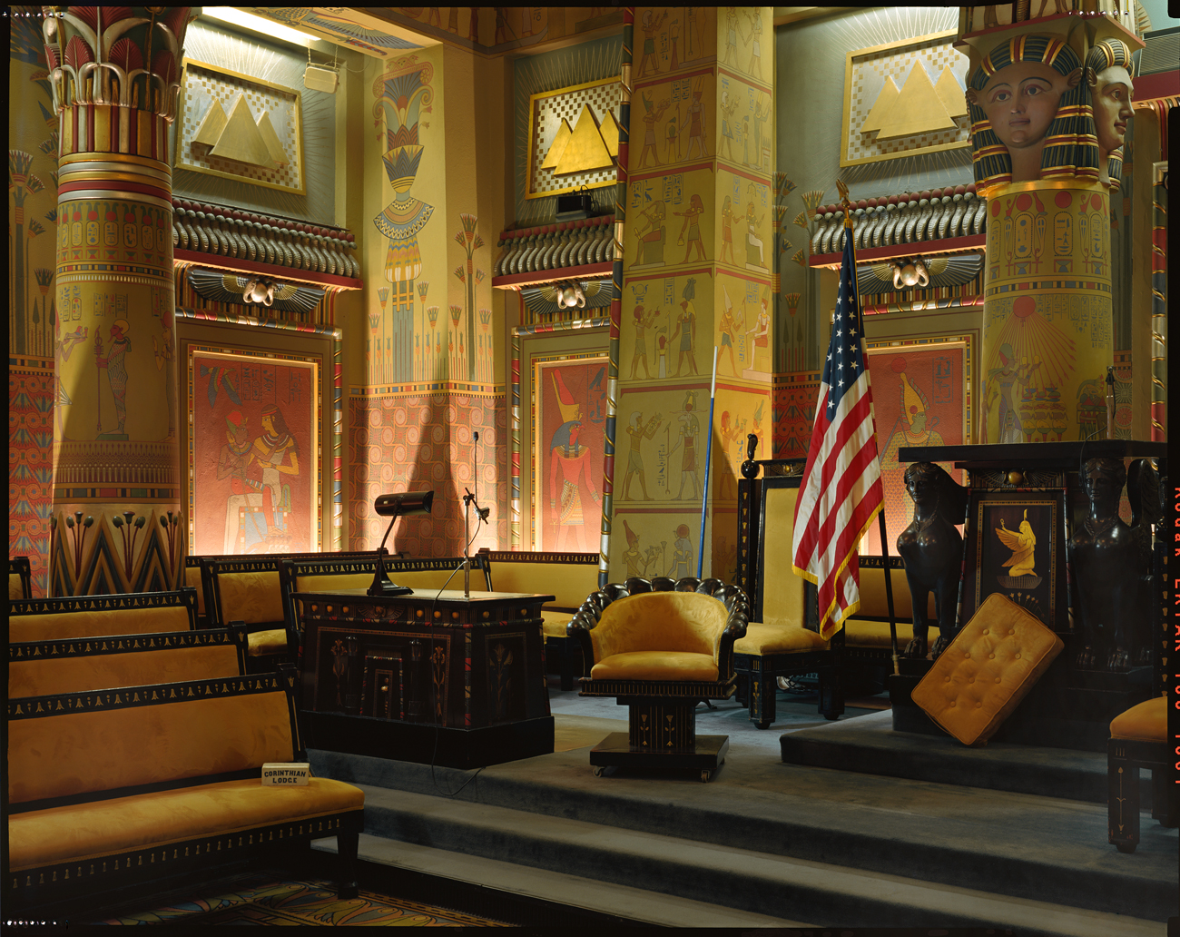 Egyptian Room, Philadelphia Masonic Lodge, Philadelphia, Pennsylvania, 2017