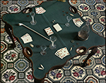 Gaming table, Mount Vernon, Virginia, 2016