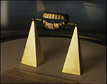 George Washington’s dentures, Mount Vernon, Virginia, 2016